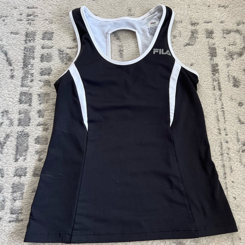 Women’s Fila black tank top size S